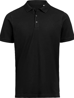 OCS Polo Unisex piqué polo z těžké bavlny model 22465491 black - Untagged Movement