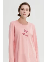 Noční košile s dlouhými rukávy model 18938377 - Vamp