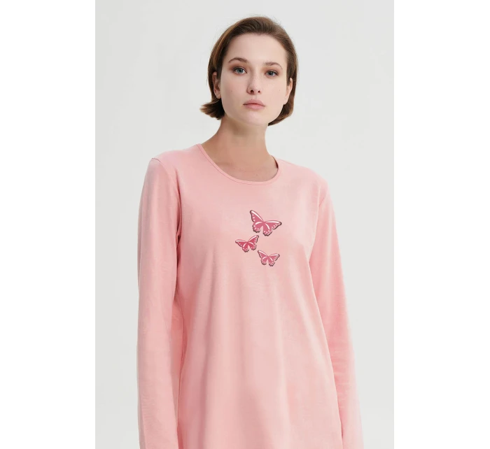 Noční košile s dlouhými rukávy model 18938377 - Vamp