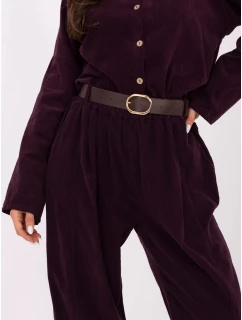 Spodnie IT SP model 21749798 ciemny fioletowy - FPrice