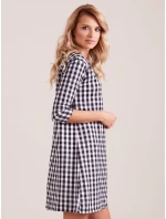 Šaty EN SK 4335.08 černá a bílá