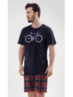 Pánské pyžamo šortky Old bike