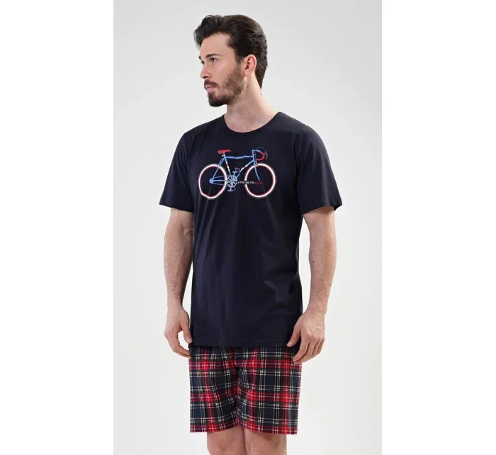Pánské pyžamo šortky Old bike
