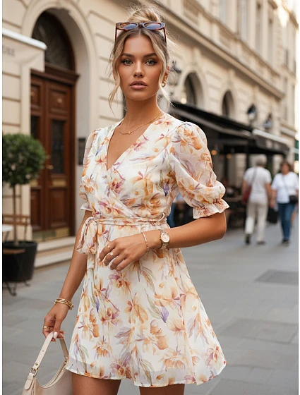 LILIANNA šaty bílé FashionStreet EY2508