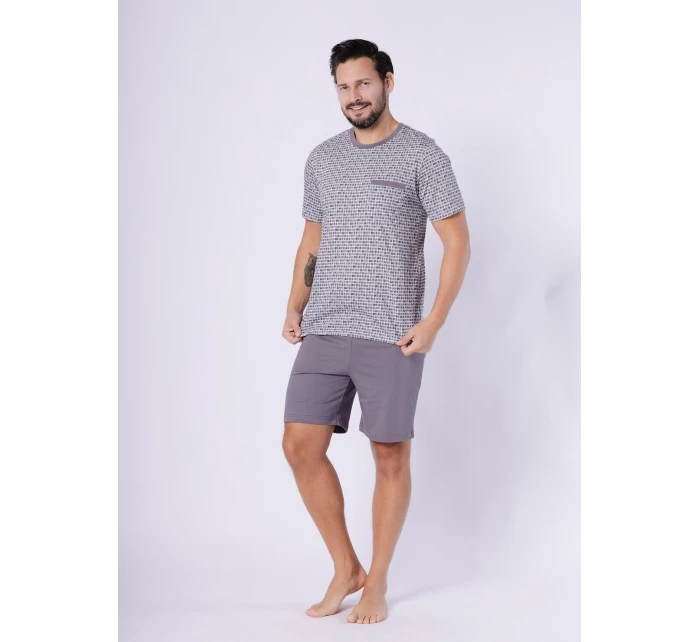 Pyžamo Hotberg 1751 Karol kr/r M-2XL Pyžamo Hotberg 1751 Karol kr/r M-2XL