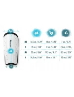 Volejbalové chrániče kolen Meteor S černé