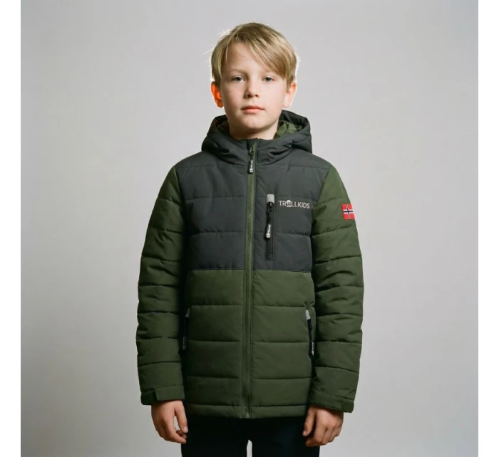 Dětská sněhová bunda Trollkids Hemsedal XT Waterproof Green (513-347)