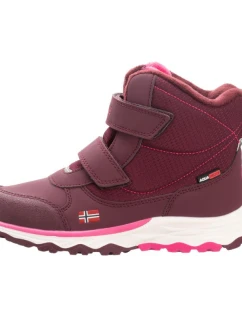 Trollkids Dětské zimní boty Hafjell pro holky/chlapce nepromokavé fialové (264-419)