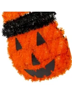 DEKORATIVNÍ FIGURKA DÝNĚ 35CM HALLOWEEN ORANŽOVÝ PRUH