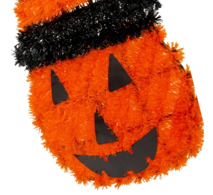 DEKORATIVNÍ FIGURKA DÝNĚ 35CM HALLOWEEN ORANŽOVÝ PRUH