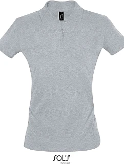 SOL'S Perfect Women Dámské piqué polo 25.1135 melange grey