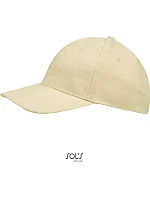 SOL'S Buffalo 6 panelová baseballová kšiltovka 25.8100 beige SOL'S Buffalo 6 panelová baseballová kšiltovka 25.8100 beige