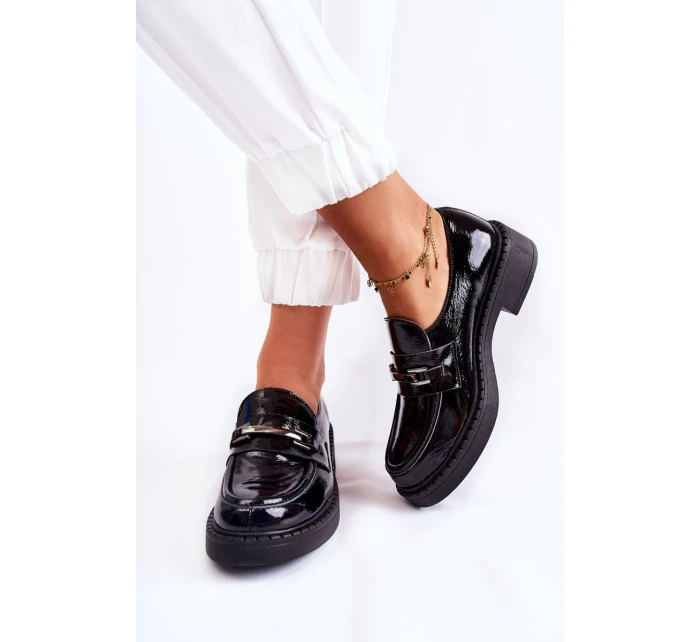 Lakované Boty Se  Černý model 21593214 - Boto