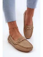 Dámské černé šněrovací mokasíny model 21659416 - Boto Dámské černé šněrovací mokasíny model 21659416 - Boto