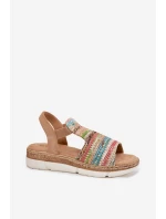 Dámské Sandály S Pletením Multikolor model 21698606 - EVENTO