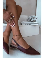 Baleríny Zlatou Bordové model 21919482 - Boto