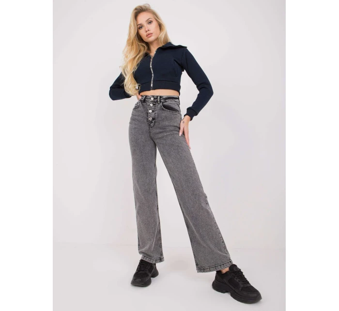 Džínové kalhoty MR SP 357.04P tmavě šedá