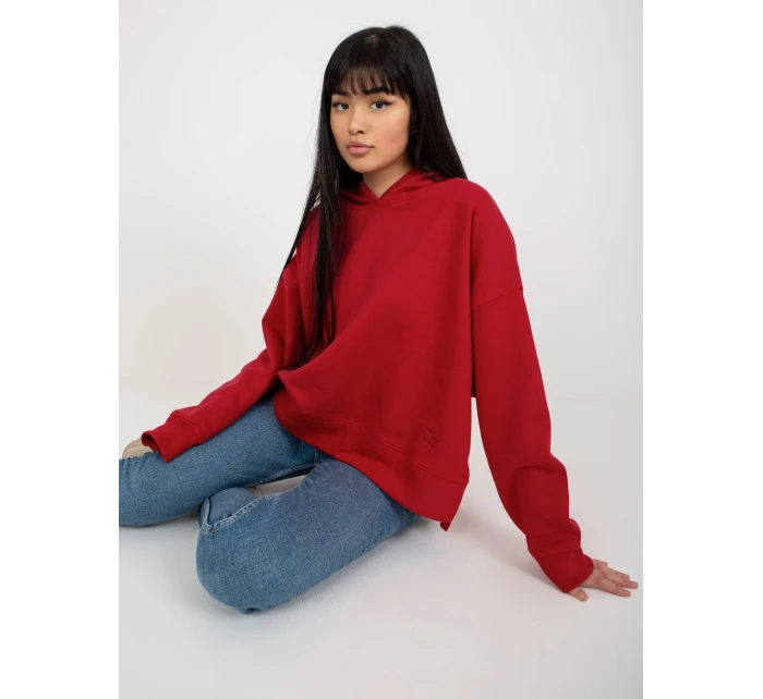Dámská mikina TW BL 2002.11 tmavě červená - FPrice Dámská mikina TW BL 2002.11 tmavě červená - FPrice
