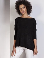 Dámský svetr Swe114 černý - Lanti