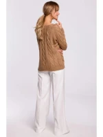 Dámský svetr  Tmavě béžová  model 21299411 - Moe