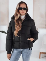 Dámská prošívaná zimní bunda s kapucí černá Dstreet model 21991192 - FashionStreet