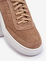 Pánské semišové sportovní boty Zazoo 1544 béžové