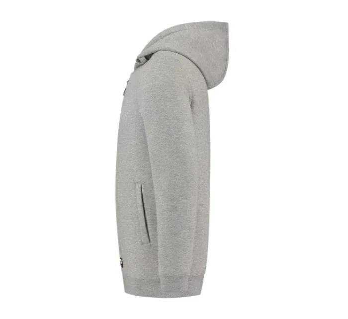 Hooded Sweat Jacket Washable 60°C mikina unisex grey melange