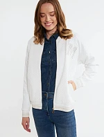 Dámská krátká bunda s aplikací BZR0090-001 - Monnari