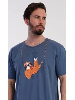 Pánská noční košile s krátkým rukávem model 21362744 - Vienetta MAN