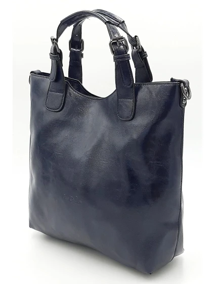 Luxusní tmavě modrá dámská kabelka BX5KM - Ines Delaure