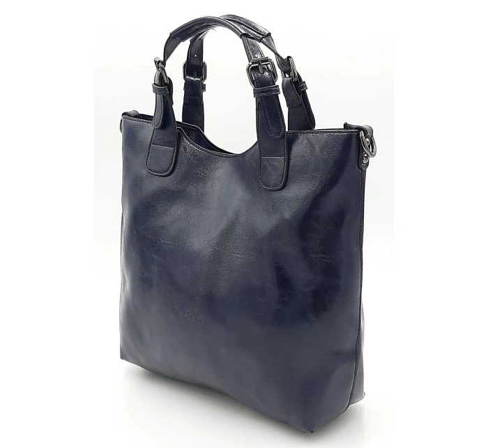 Luxusní tmavě modrá dámská kabelka BX5KM - Ines Delaure