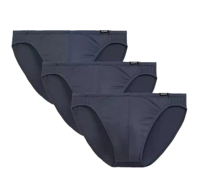 Pánské slipy 3 pack 230 graphite - Atlantic