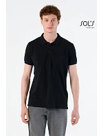 SOL'S Phoenix Men Pánské elastické piqué polo 25.1708 grey melange SOL'S Phoenix Men Pánské elastické piqué polo 25.1708 grey melange