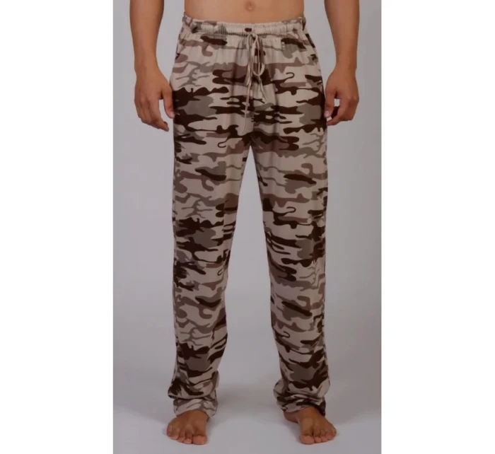 Pánské pyžamo kalhoty Army 4102 khaki - Gazzaz
