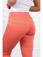 Dámské kalhoty 2628-1 meruňkové - Kesi Dámské kalhoty 2628-1 meruňkové - Kesi