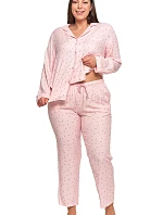 Dámské pyžamo PDD6800-002 růžové - Moraj