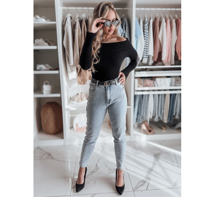 Dámská halenka s odhalenými rameny SHOWIT černá FashionStreet MY2424