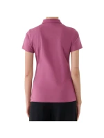 Dámské polo tričko 4F F554 vínové 4FWAW25TPTSF554 60S