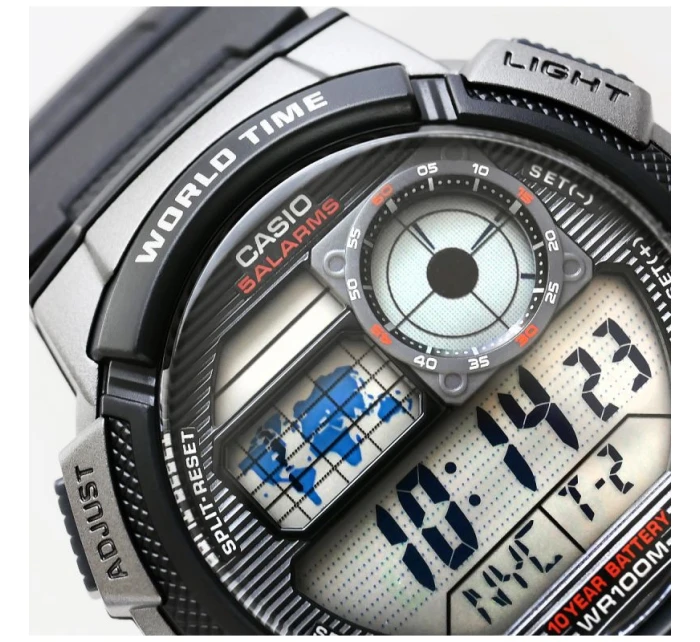 Pánské hodinky CASIO AE-1000W-1BVDF + BOX Pánské hodinky CASIO AE-1000W-1BVDF + BOX