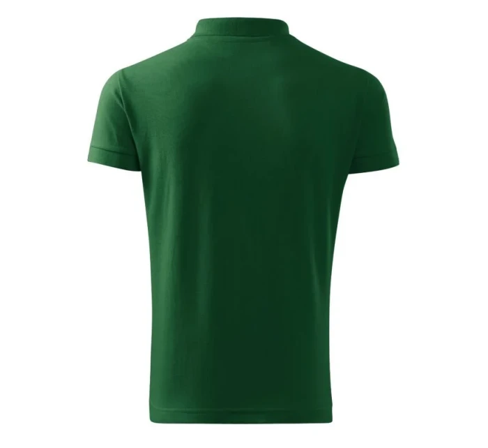 Bavlněná polokošile M model 20296828 lahvově zelená - Malfini