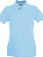 Fruit of the Loom Lady-Fit Premium Polo Dámské piqué polo 16.3030 sky blue