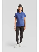 Fruit of the Loom Lady-Fit 65/35 Polo Dámské piqué polo 16.3212 heather grey Fruit of the Loom Lady-Fit 65/35 Polo Dámské piqué polo 16.3212 heather grey