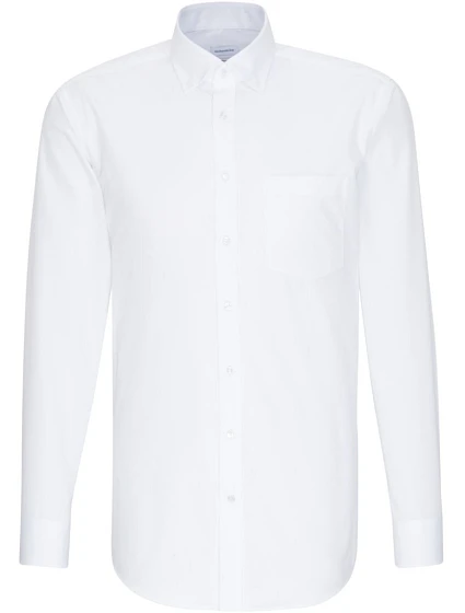 Seidensticker Shirt Button Down LSL Košile s dlouhým rukávem 78.3002 white Seidensticker Shirt Button Down LSL Košile s dlouhým rukávem 78.3002 white