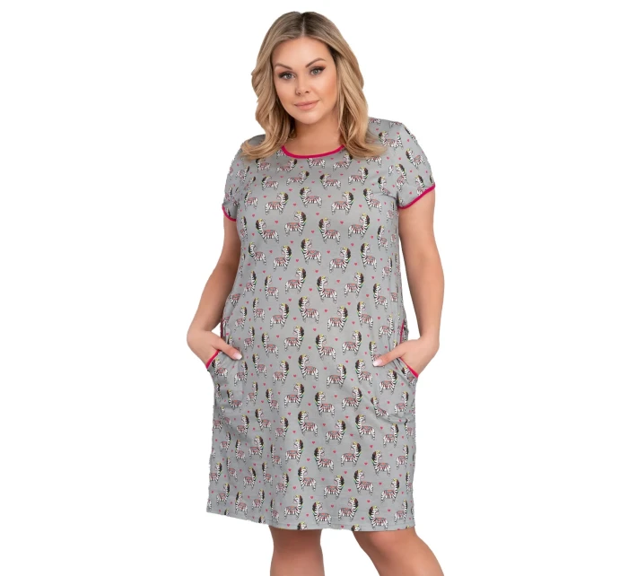 Italian Fashion Zebra cr. r. barva:šedá/potisk