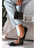 Baleríny Ploché Eko Černé model 22091945 - Boto Baleríny Ploché Eko Černé model 22091945 - Boto