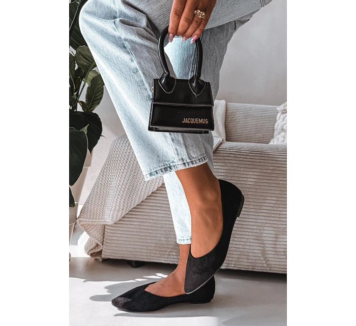 Baleríny Ploché Eko Černé model 22091945 - Boto Baleríny Ploché Eko Černé model 22091945 - Boto