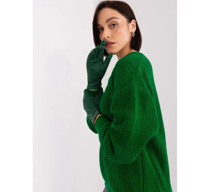 Rukavice AT RK 239507.53P tmavě zelené