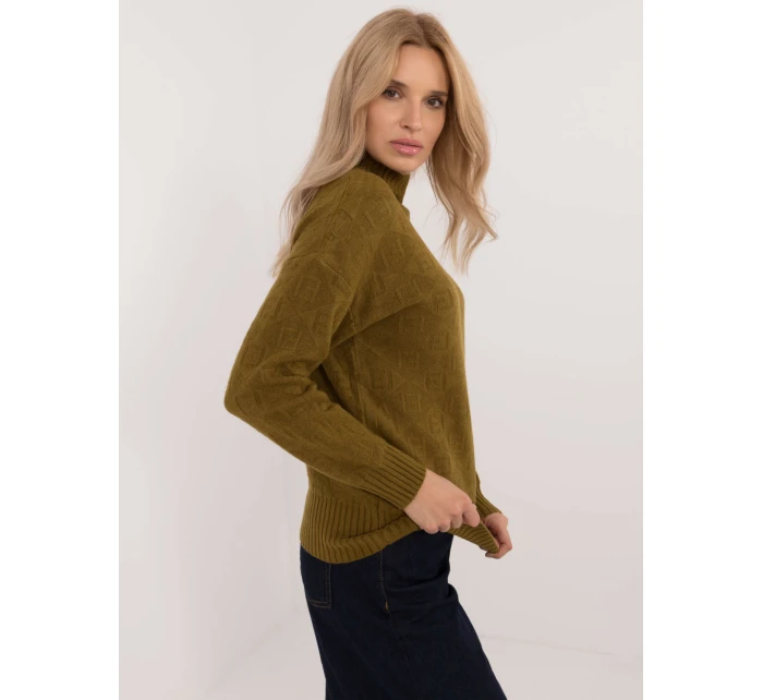 Jumper AT SW model 20503901 olivově zelený - FPrice