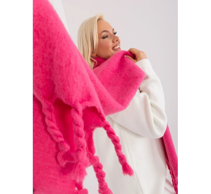 Szalik AT SZ model 19349319 ciemny różowy - FPrice