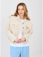 IT KR bunda FL10163.10 světle béžová IT KR bunda FL10163.10 světle béžová